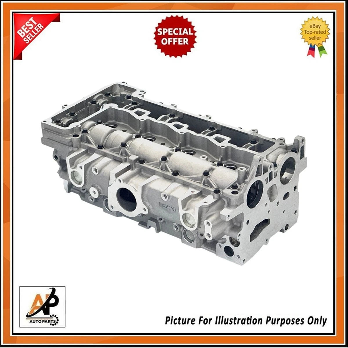 Bare Cylinder Head Replacement for Peugeot Boxer 2.0 DW10FUD (2007–2023)