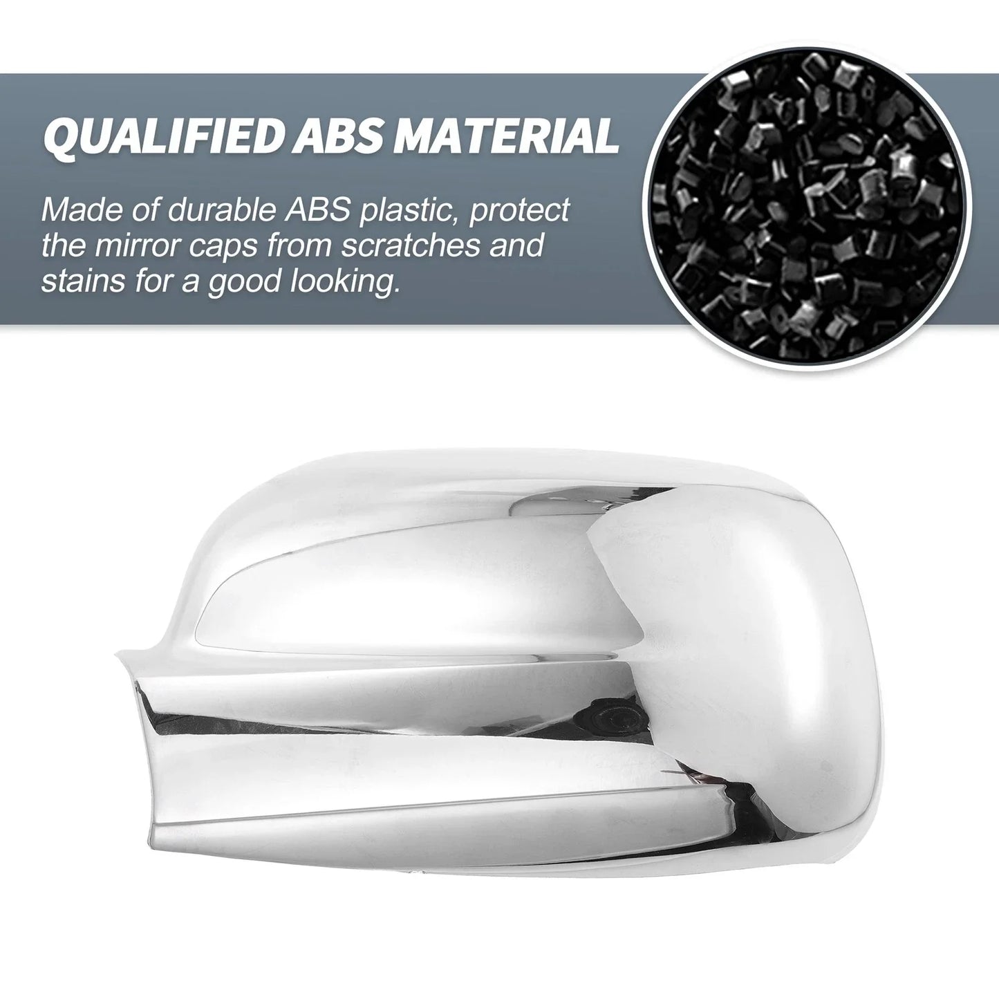 Rearview Mirror Cover Overlay Chrome Plated for Honda CR-V (2002-2006)