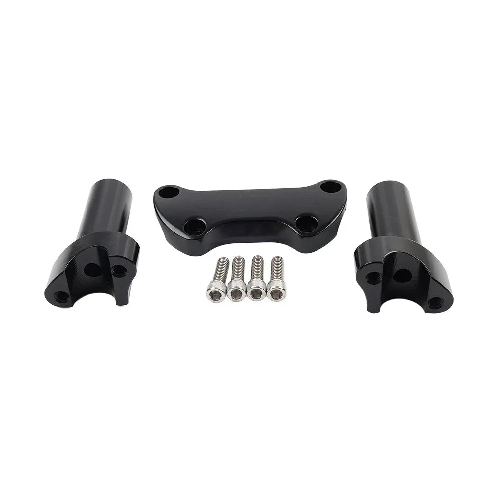 3.5" Handlebar Riser & Top Clamp for Harley Dyna Road Glide