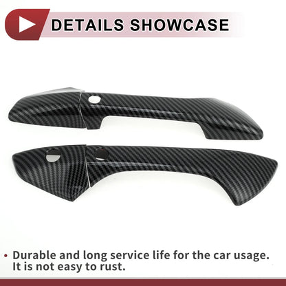 Car Door Handle Cover Set for Honda Accord (2008-2012) - Black ABS