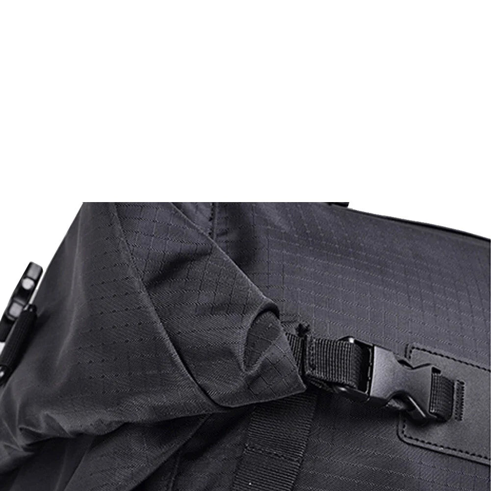 10L Waterproof Rear Tail Seat Bag for Motorcycle - Black