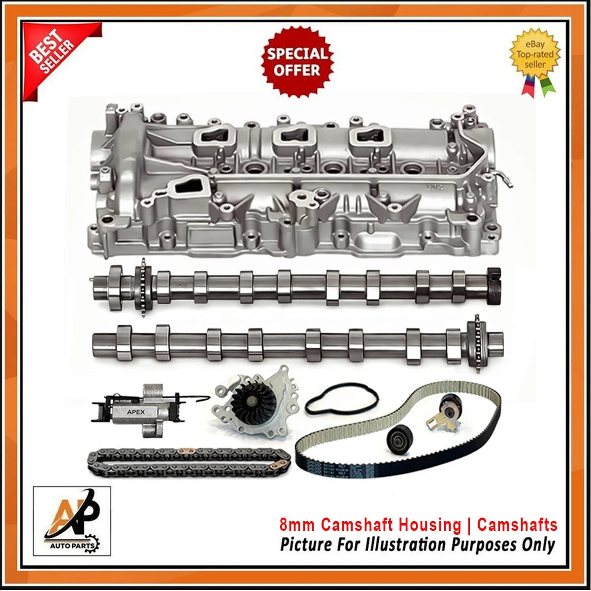 Cam Carrier Timing Chain Kit Replacement for Peugeot 1.5 BlueHDi (2018–2022)