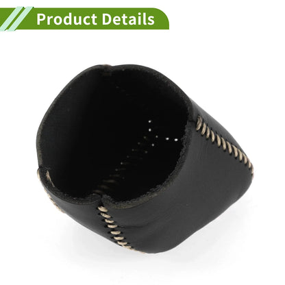 Car Gear Shift Knob Cover for Lexus RX350 2023-2024 Black Beige Faux Leather