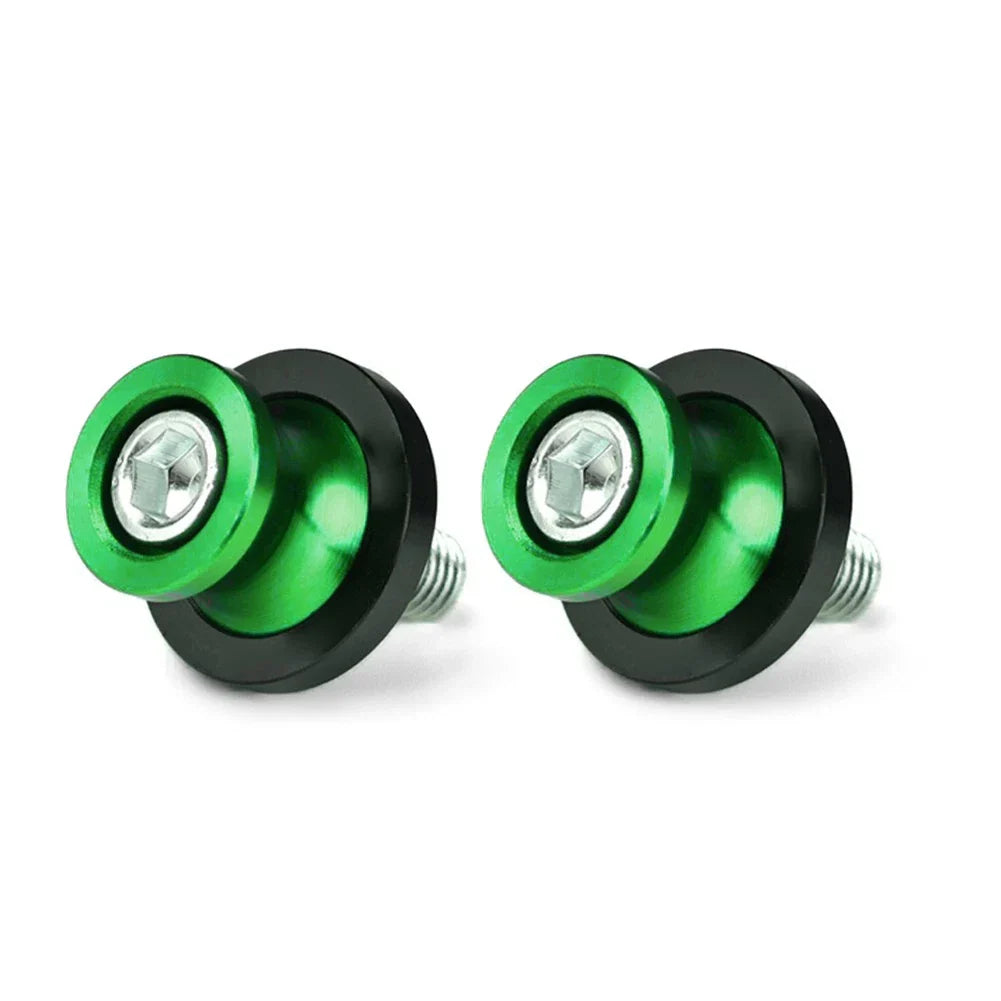 8mm Swingarm Spools for Honda CBR500R CBR600 CBR1000RR - Green