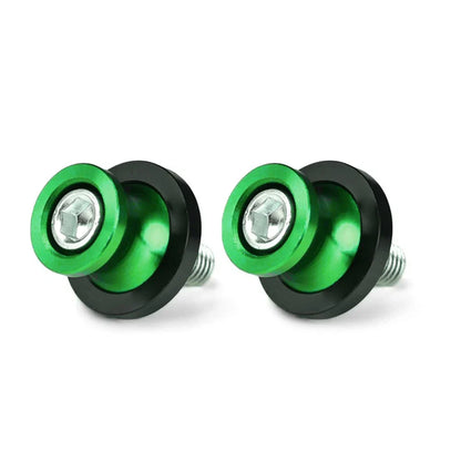 8mm Swingarm Spools for Honda CBR500R CBR600 CBR1000RR - Green