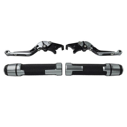 Titan Extendable Brake Clutch Levers Grips Set for Suzuki GSX1400 (2001-2008)