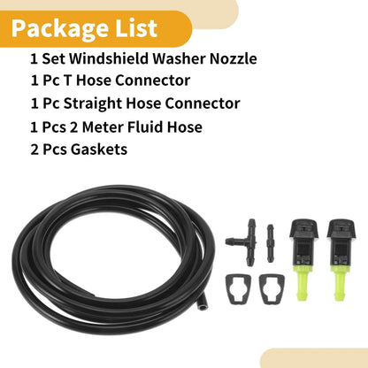 Windshield Washer Nozzle Kit for Dodge Avenger (2008-2011) with Gaskets