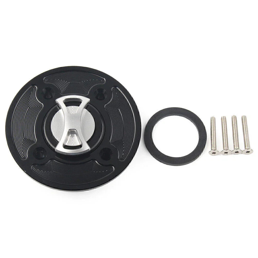 CNC Fuel Gas Tank Cap Cover for Kawasaki Ninja 400, 650, Z900, Versys 1000