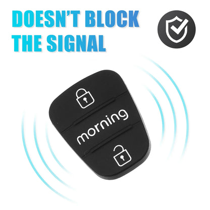 3 Button Car Remote Fob Case Insert Keypad for Hyundai (2011-2016)