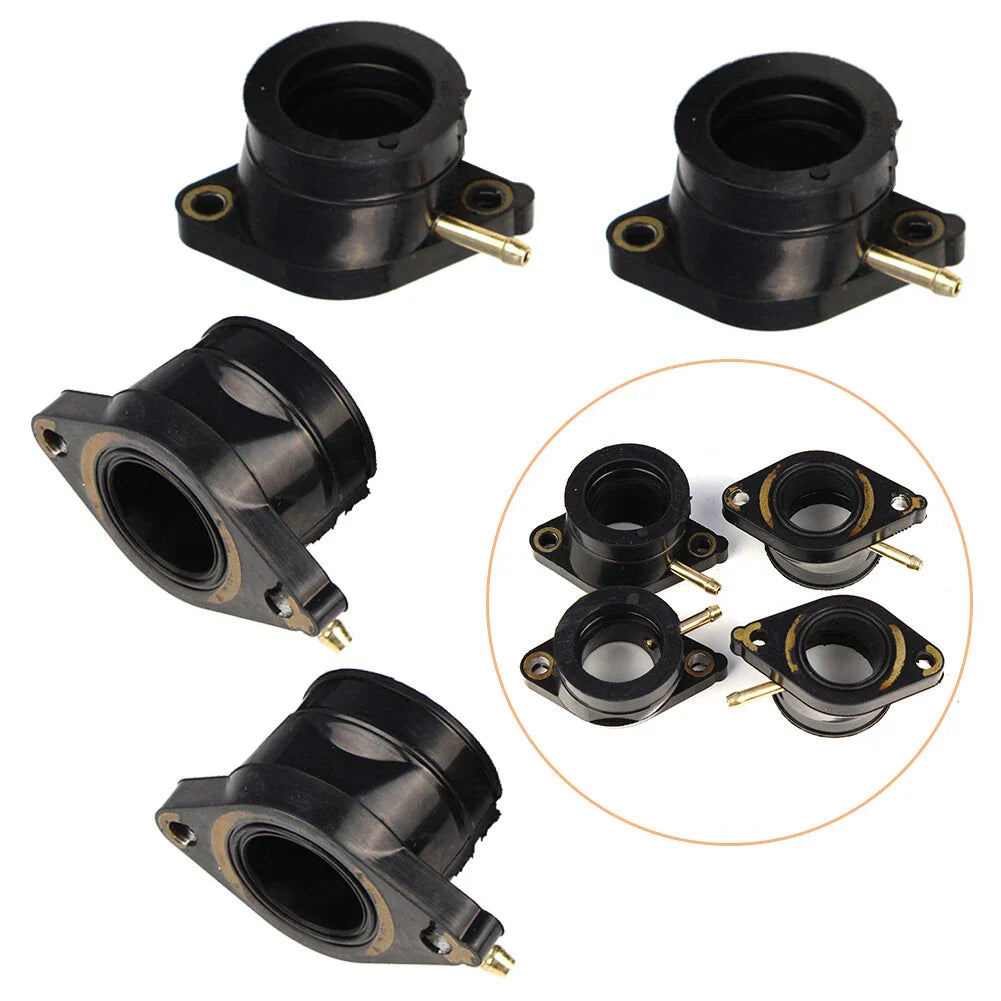 Carburetor Intake Flange Boot Set for Yamaha XJ550 Maxim, Seca (1981-1983)