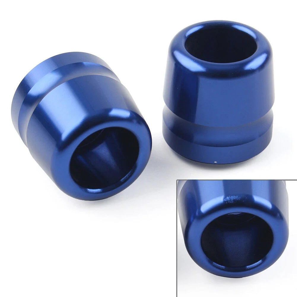 Blue Handlebar Grips Bar End Slider Caps for BMW S1000RR HP4 S1000R F800R