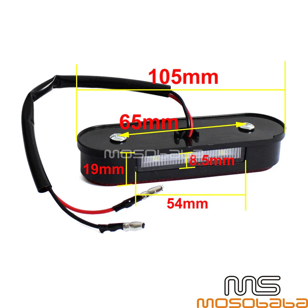 3 x LED Rear License Plate Light for Motorcycle Tail Tidy (No Year Specified)