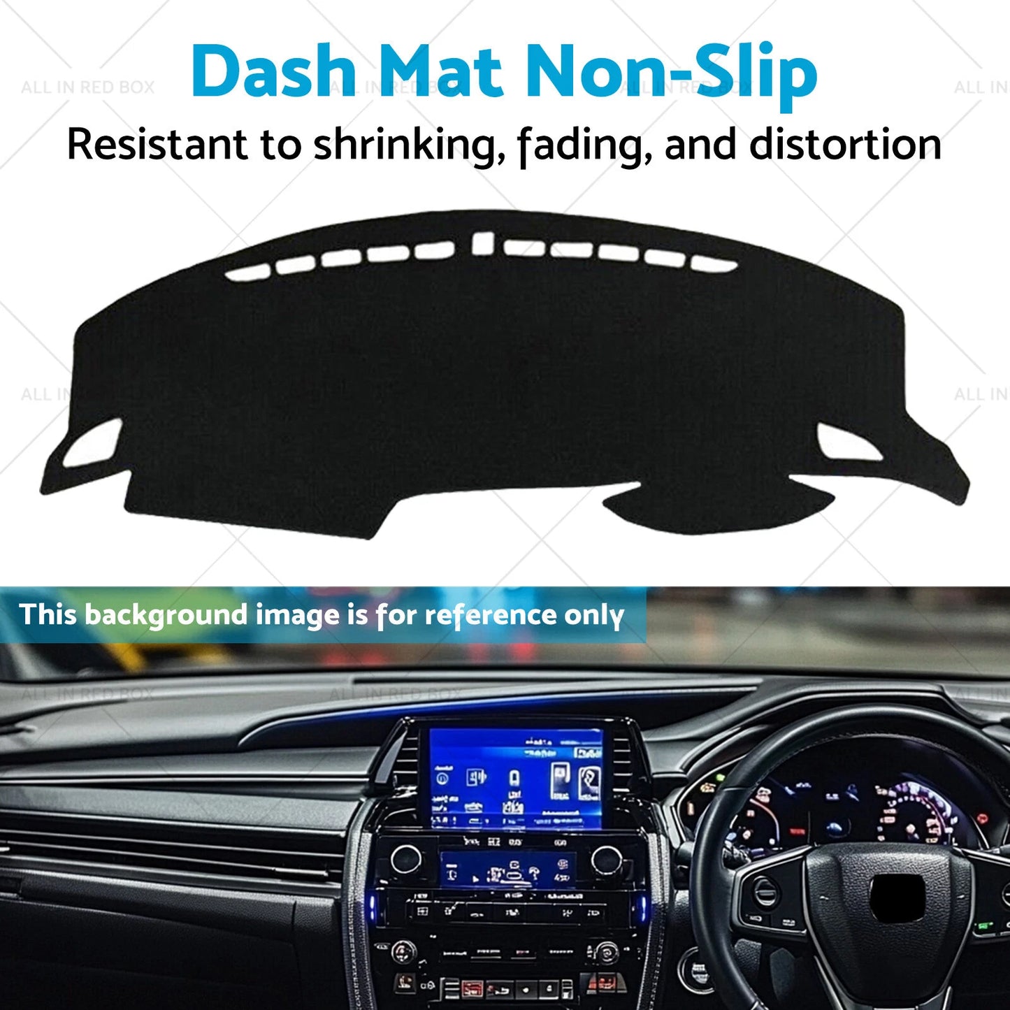 Non-Slip Dash Mat for Honda Civic 10th Gen VTi VTi-S VTi-L RS (2016-2021)