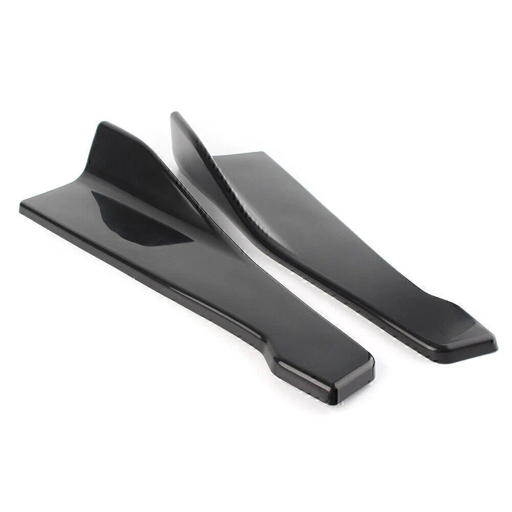 35cm ABS Bumper Spoiler Under Skirt Rocker Wings for Car SUV AUTO