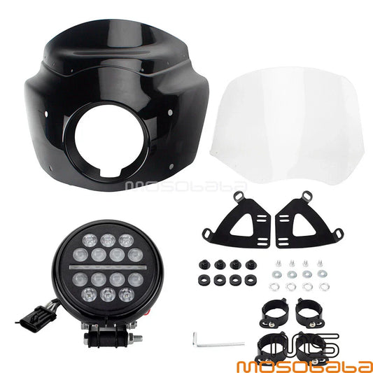 11" Windshield & 5.75" Headlight for Harley FXLRS 114/117 (2020-2023)
