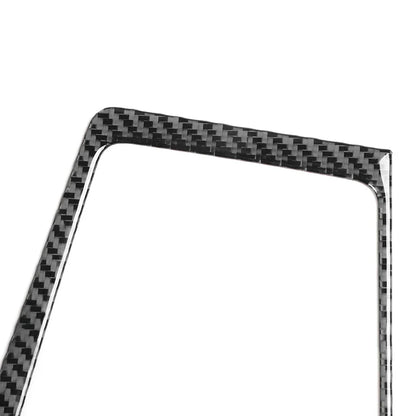 Black Gear Shift Panel Frame Cover Trim for Volkswagen Golf 8 MK8 (2021-2023)