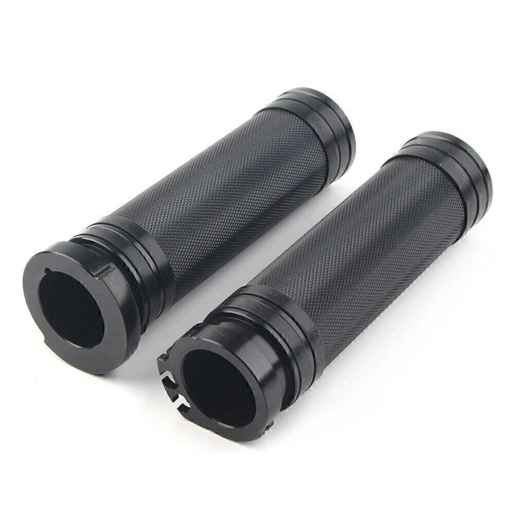 Black Handlebar Handgrip for Harley Sportster Dyna Softail Touring