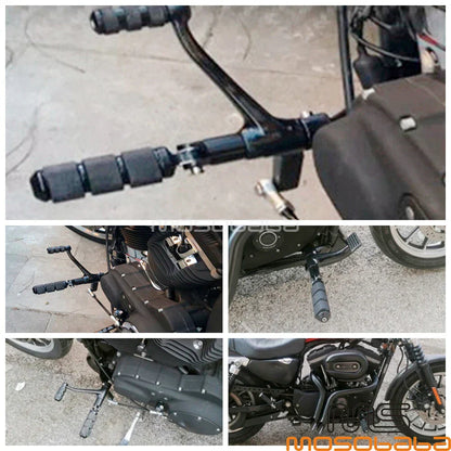Chrome Forward Controls Kit for Harley Sportster XL883N Iron 48 7L1200V (14-21)