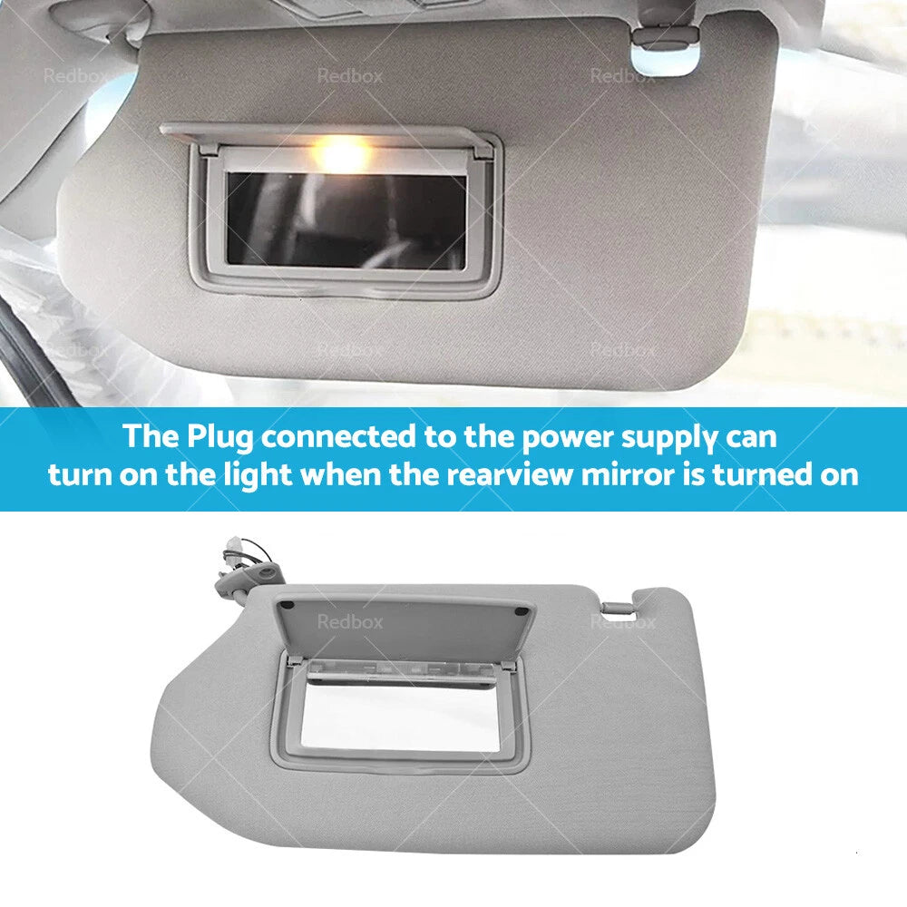 Interior Sun Visor Shade Grey for Nissan Pathfinder (2013-2018)