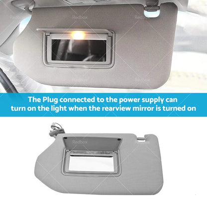 Interior Sun Visor Shade Grey for Nissan Pathfinder (2013-2018)