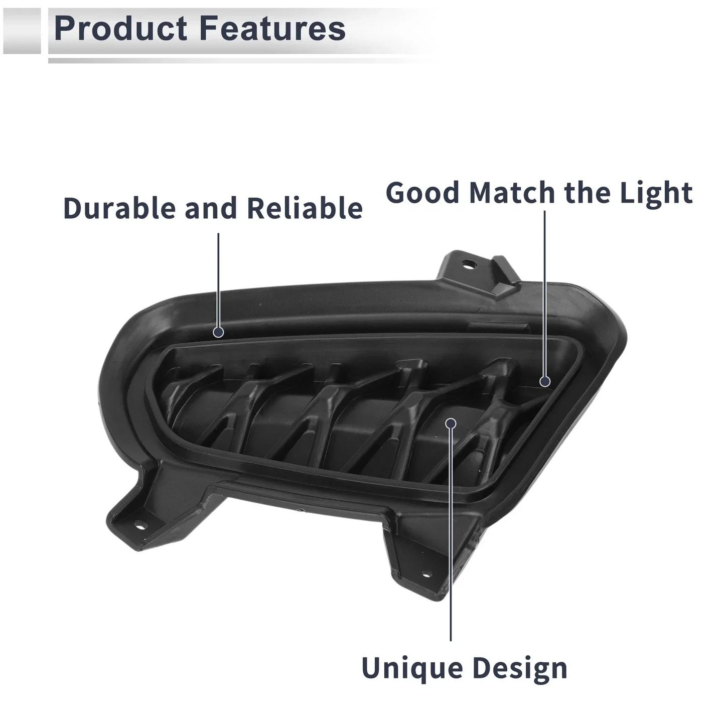 Front Left Fog Light Grill for Dodge Durango (2014-2022)