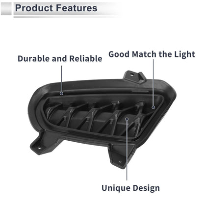 Front Left Fog Light Grill for Dodge Durango (2014-2022)