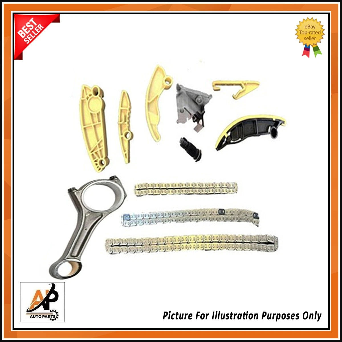 Crankshaft Kit with Bearings Rings and Con Rod for Land Rover Jaguar 2.0 (2003–2016)