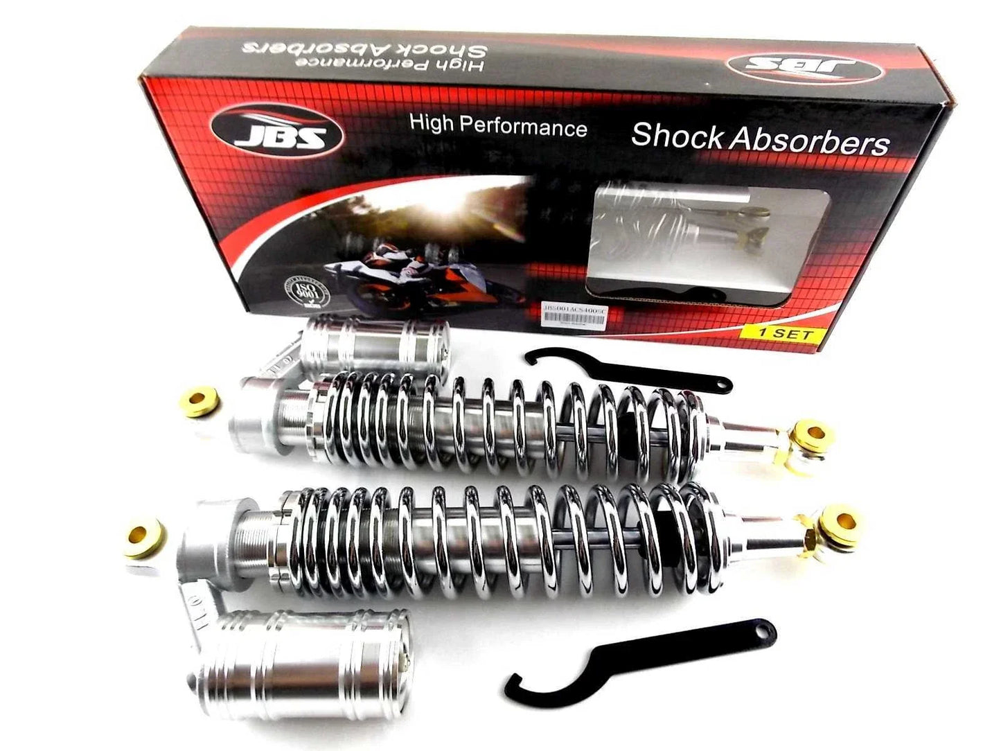 400mm JBS Front Air Nitrogen Cell Shock Absorbers for Honda TRX450R (2004-2009)
