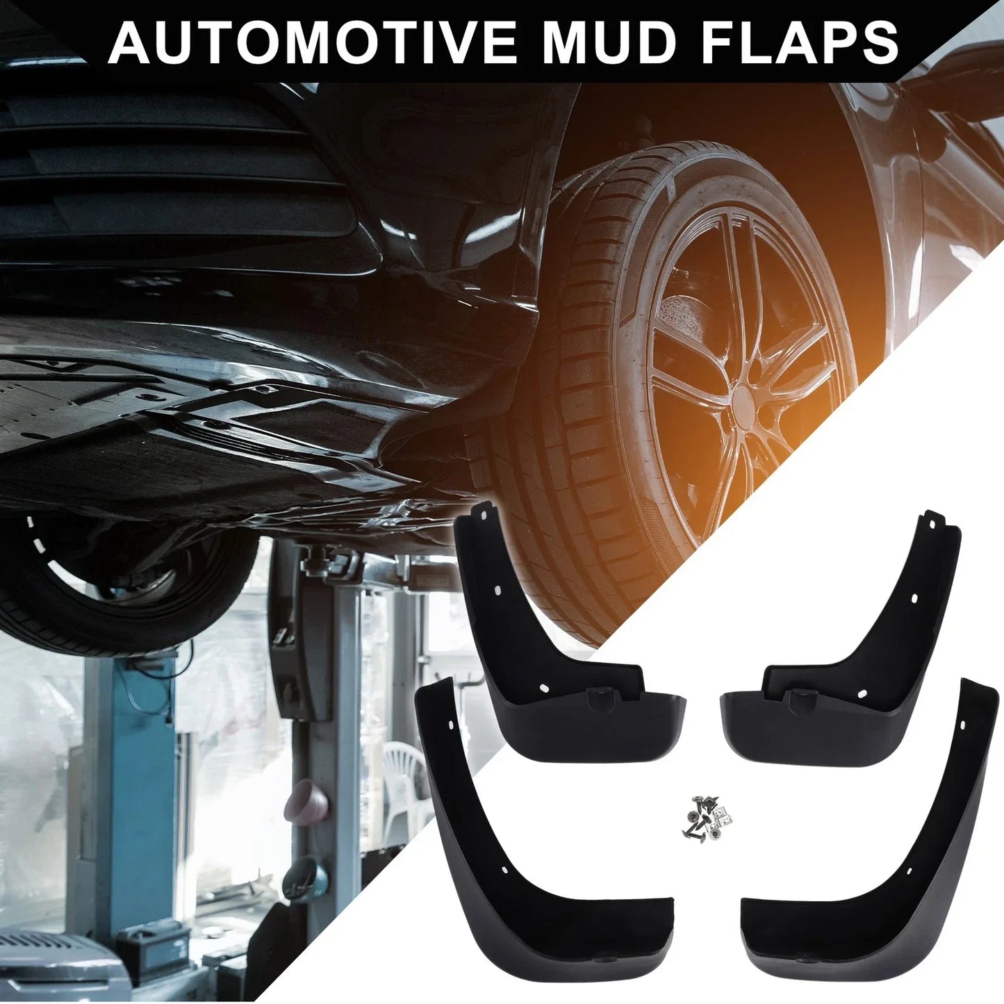 Front & Rear Mud Flaps for Hyundai ix35 (2010-2015)