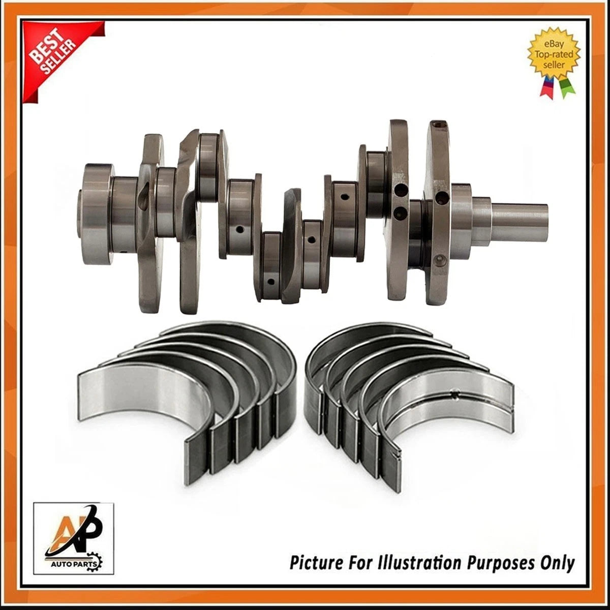 Forged Crankshaft and Main Bearing Set for Land Rover Discovery (2010–2017)
