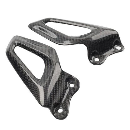 Carbon Fiber Rearset Footrest Plate Heel Guard for BMW S1000RR, M1000RR (19-24)