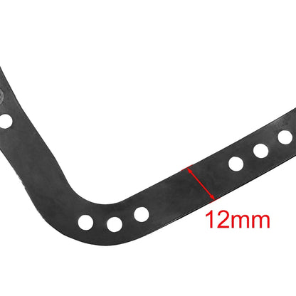 Black 46cm x 23cm Engine Oil Pan Gasket for Honda Civic (2001-2005)