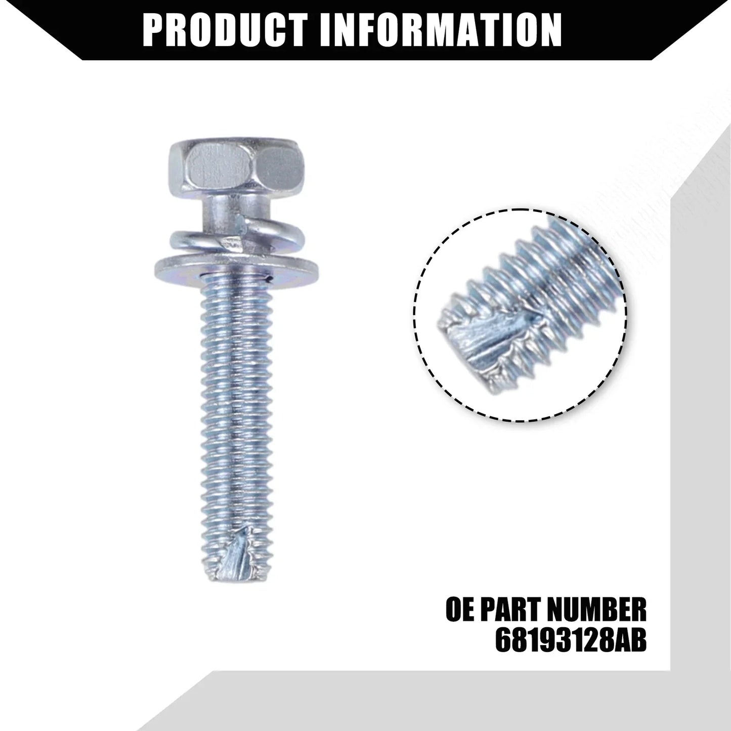 Car Pedal Screw Mountings for Dodge Ram 1500 2500 (2010-2023) - 1 Set