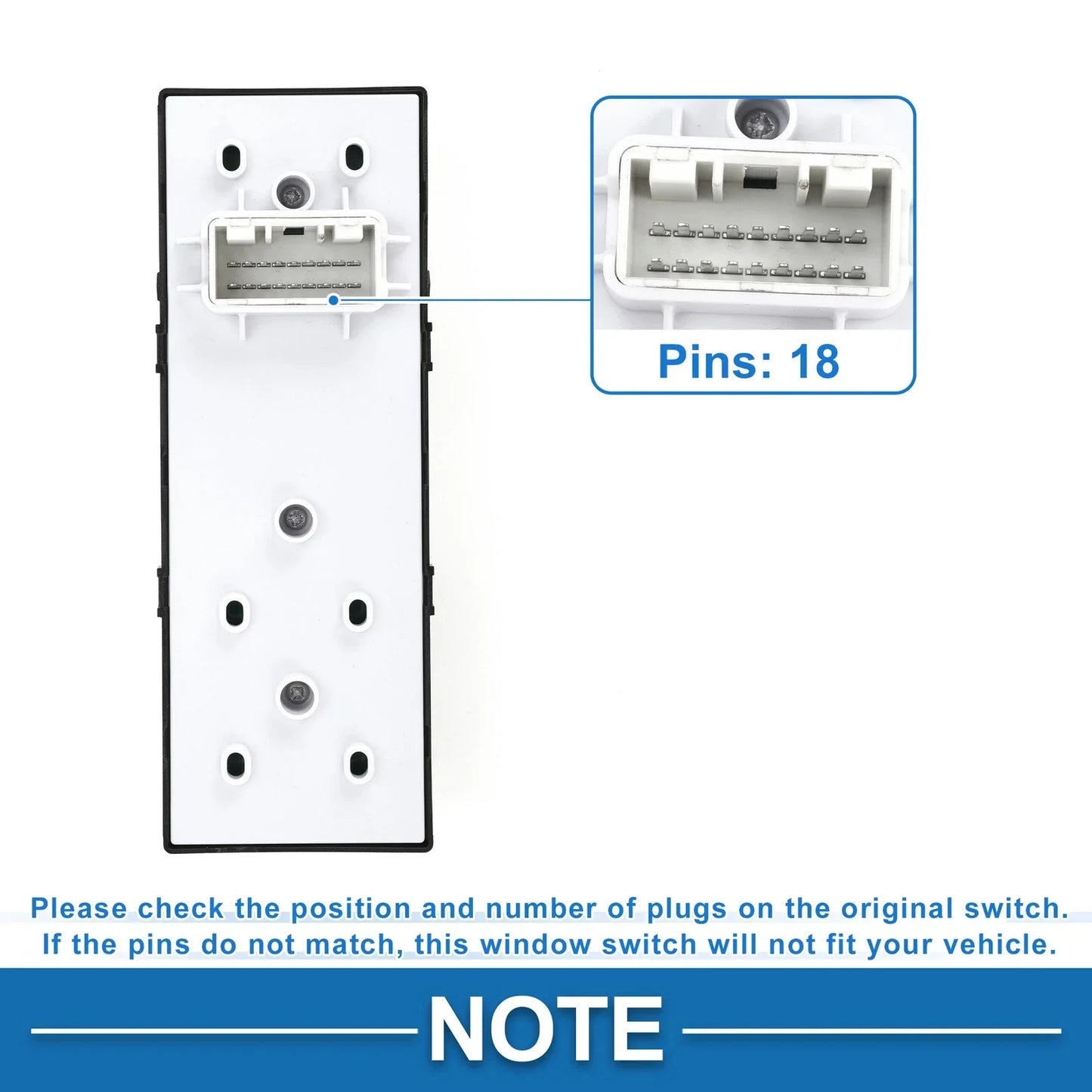 Power Window Switch for Hyundai Sonata (2015)
