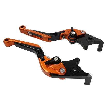 2x Folding Extendable Brake Clutch Levers for Kawasaki ZX1400/ZX14R/ZZR1400 (06-17)