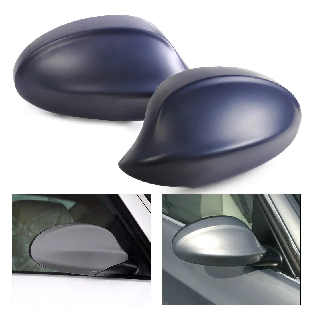 2 x Exterior Mirror Housing Covers for BMW E90 E91 (2006-2012)