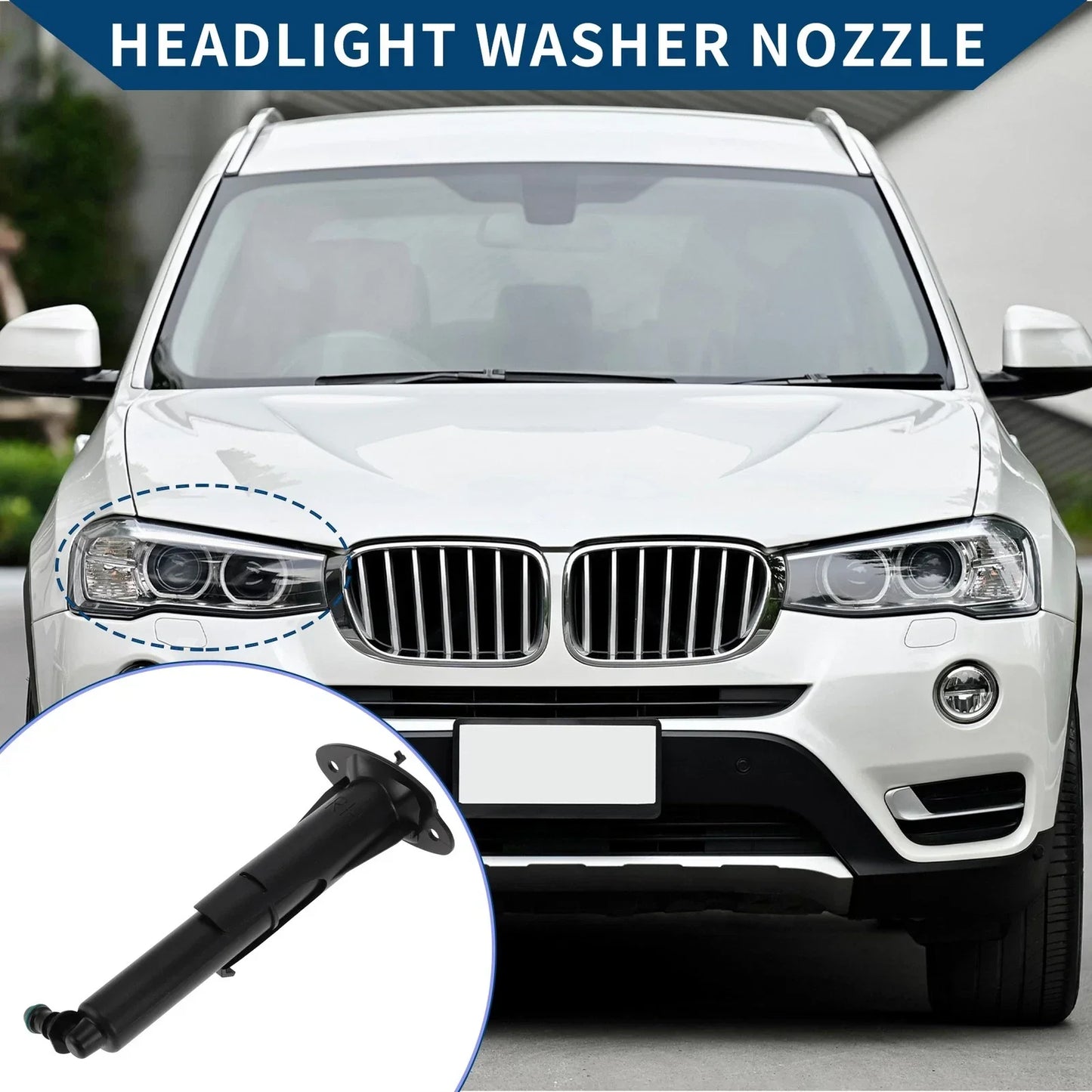 Headlight Washer Nozzle for Porsche Cayenne (2011-2018)