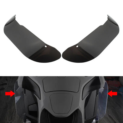 Black Front Windshield Side Spoiler for Honda GL1800 (2018-2024)