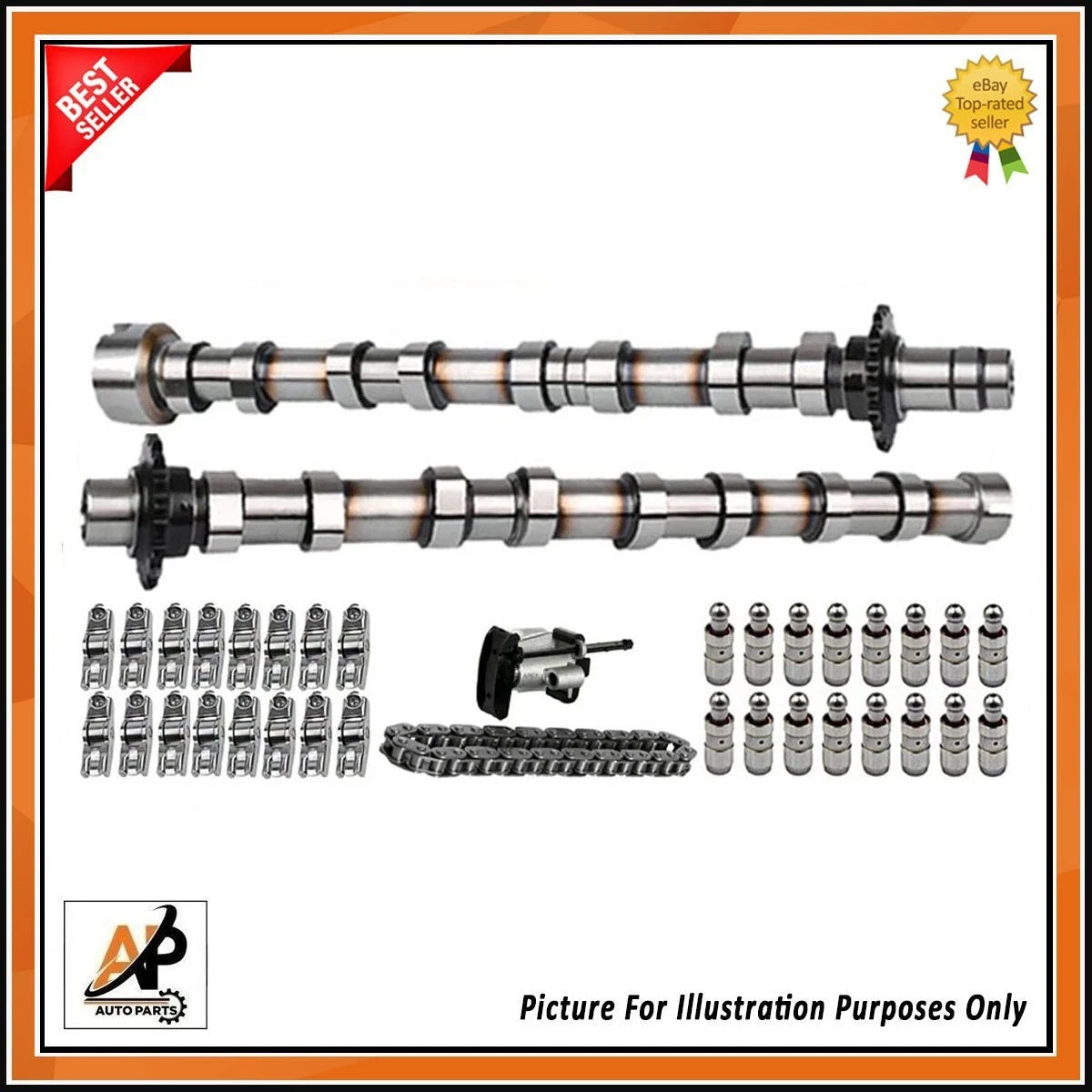 Camshaft Kit Inlet Exhaust Replacement for Peugeot 2.0 HDI DW12 (2008–2016)