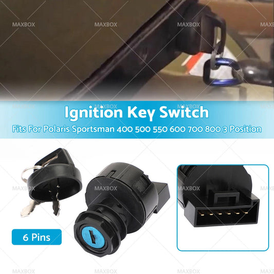 3 Position Ignition Key Switch for Polaris Sportsman 400 500 550 600 700 800