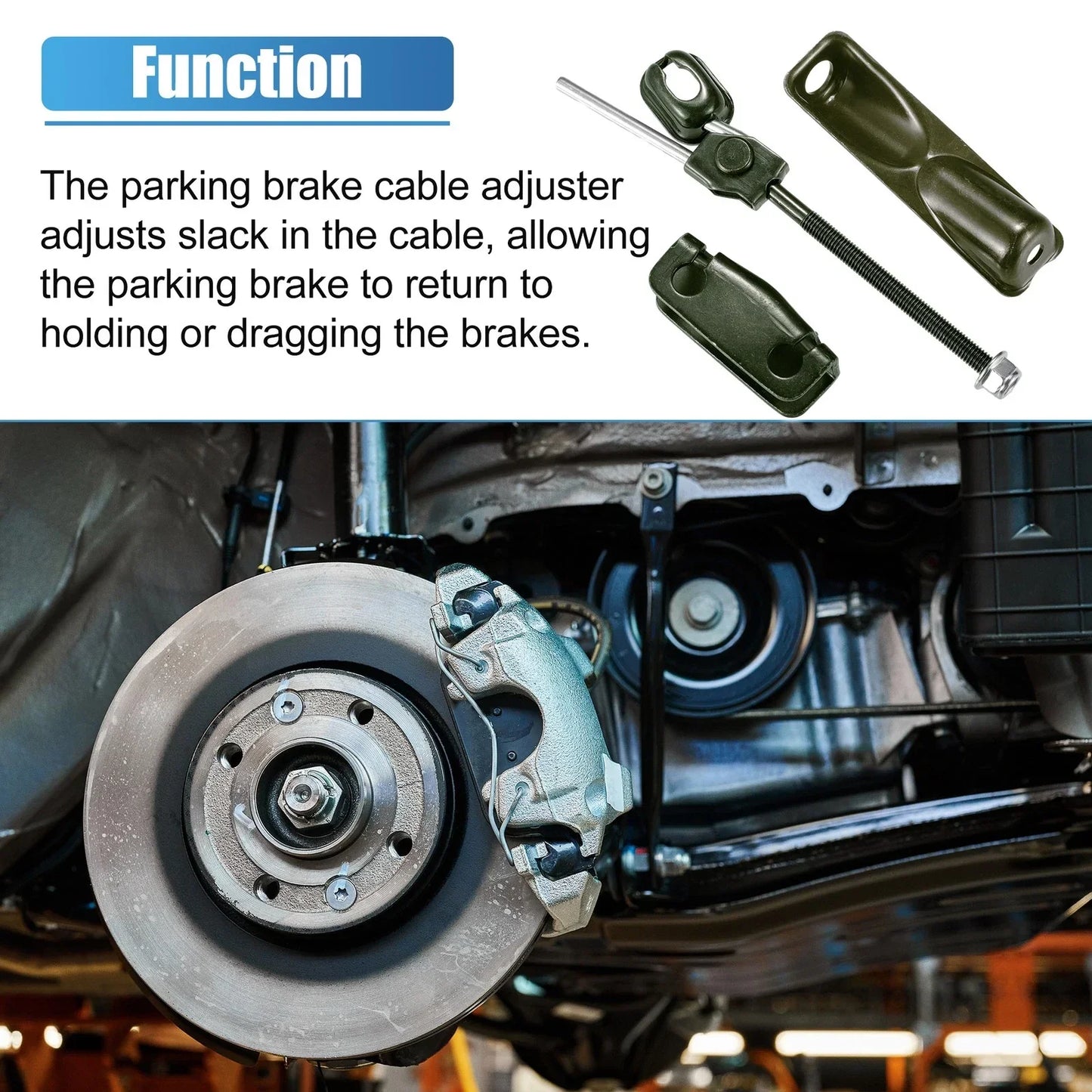 Parking Brake Cable Adjuster for Dodge Ram 1500 2500 (2002-2010)
