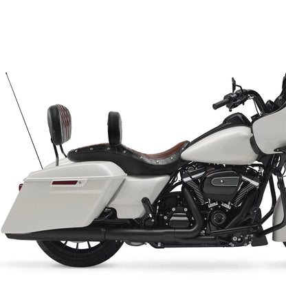 Rider Passenger Seat & Backrest Pad for Harley Touring (2009-2023)