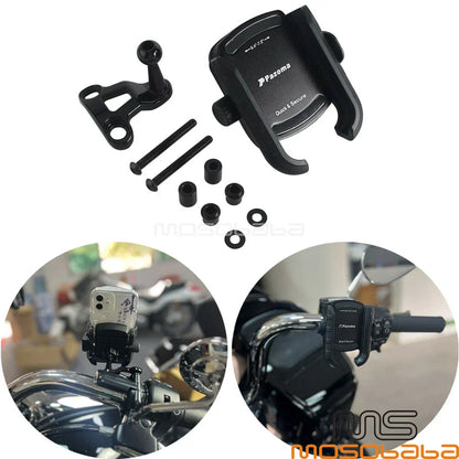 Quick Lock Phone Holder Mount for Harley Road Glide '15-Up
