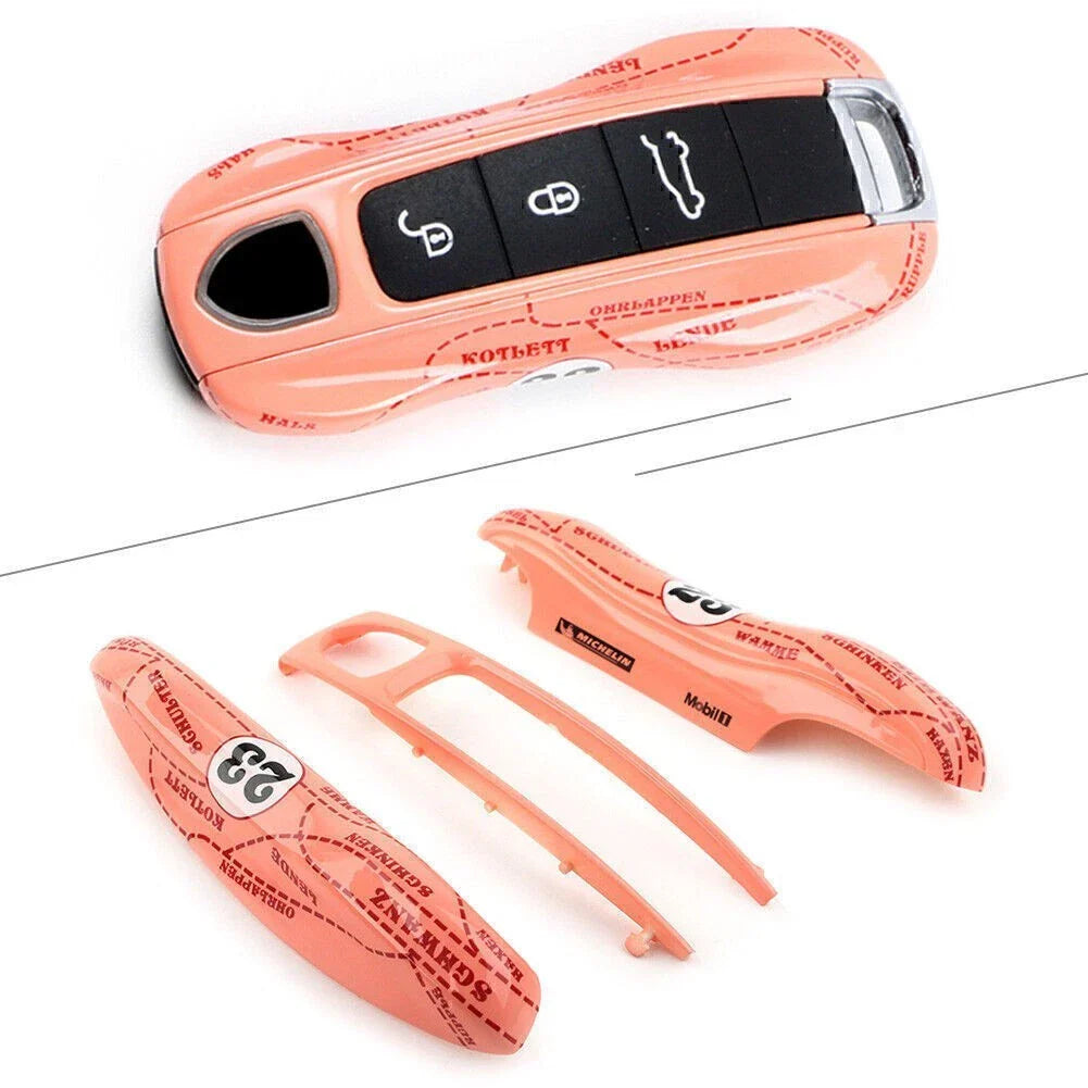 Pink Pig Key Fob Case Cover for Porsche Cayenne Panamera 911 (2003-2023)