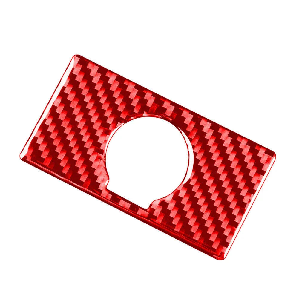 Rear Cigarette Lighter Switch Cover Trim for Toyota Tundra (2014-2021) Red