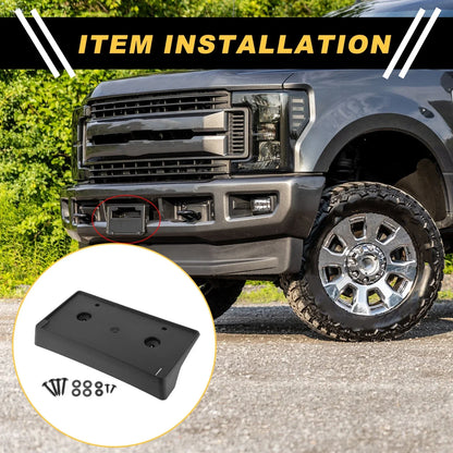 Front Bumper License Plate Bracket Holder for Dodge Ram 1500 (2018-2023)