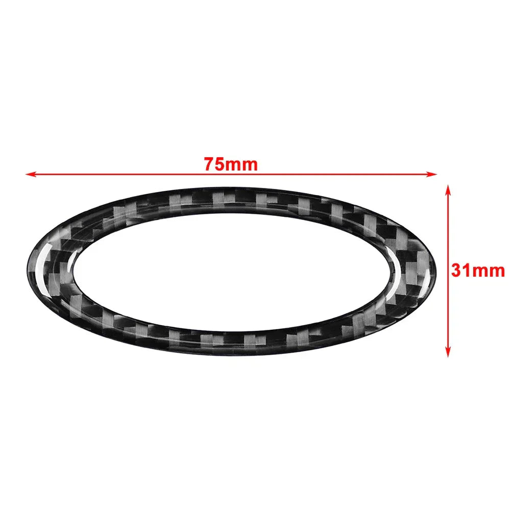 Steering Wheel Center Ring Cover Trim for Ford Mondeo (2013-2019) Black