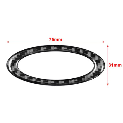 Steering Wheel Center Ring Cover Trim for Ford Mondeo (2013-2019) Black