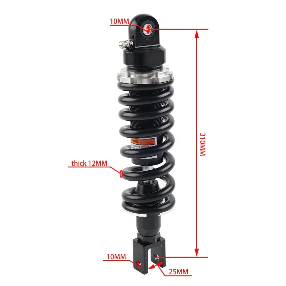 12mm Spring 310mm Rear Shock Absorber for Yamaha FZS 600, MT07, Honda CBX 750