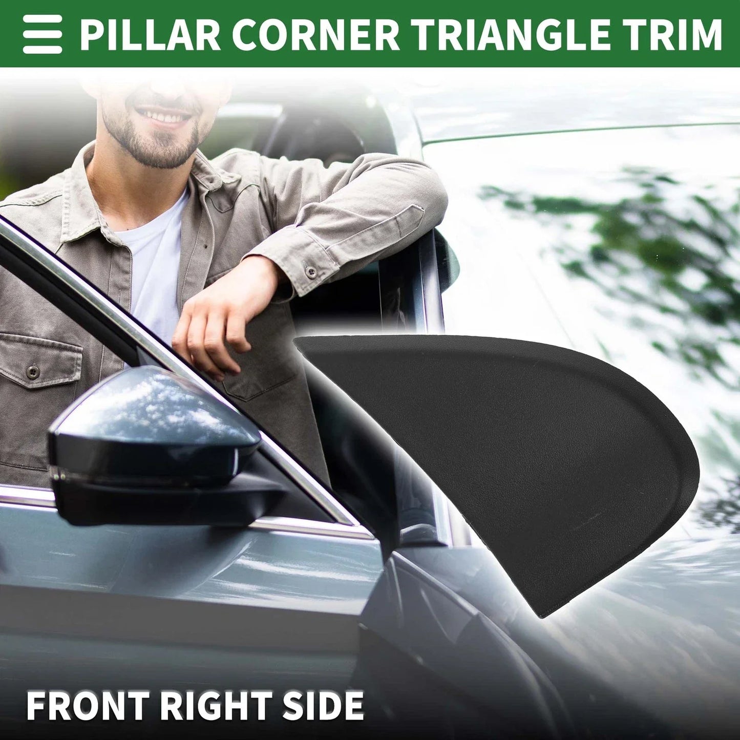 Front Right Side Pillar Triangle Trim for Dodge Journey (2011-2020)